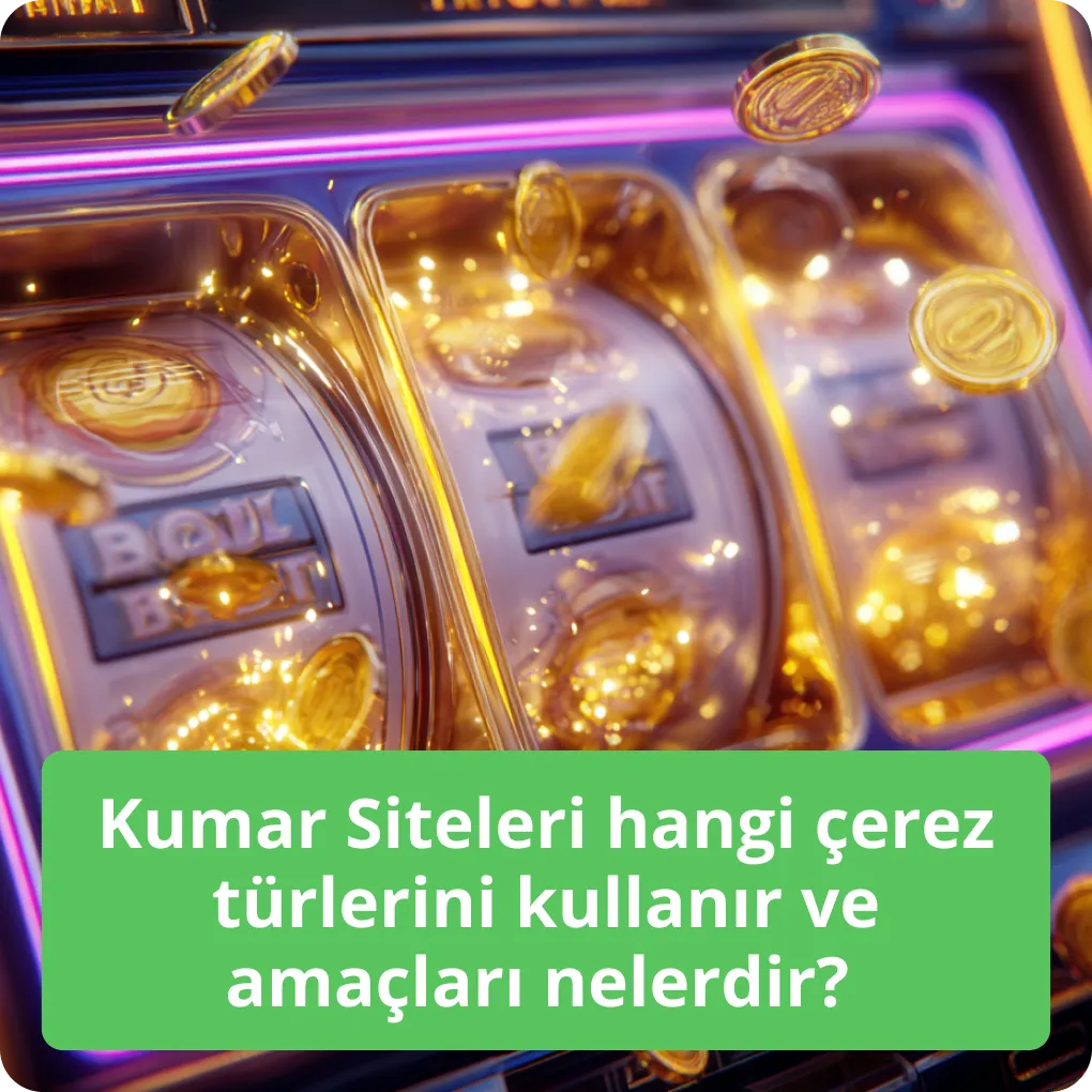 Kumar Siteleri hangi çerez türlerini kullanır ve amaçları nelerdir?