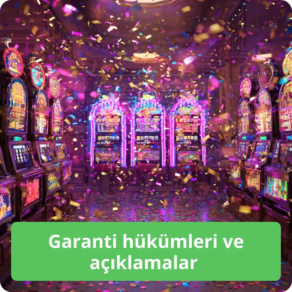 Garanti hükümleri ve açıklamalar